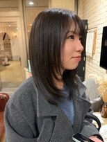アンティーカ バイ エレノア(Antica by eleanor)&nbsp;簡単スタイリング〇ミディアムレイヤー