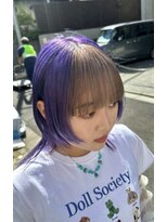 クレア 下北沢(CREA)&nbsp;２０代ブリーチカラー/下北沢/ダブルカラー/レイヤーカット