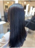 ロングヘアー縮毛矯正