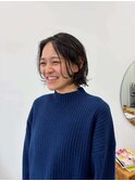 リラックスカールボブ。