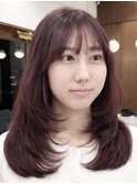 韓国ヘア髪質改善レイヤーカットダブルカラー立川