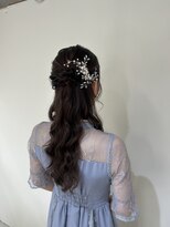 ヘアセットサロン クリアリティ(clarity) サイドまとめハーフアップ