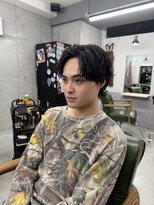 ザスーツブラザーズ 名古屋 金山店(THE SUITS BROTHERS) MEN'SHAIRウルフカルマパーマメンズミディアムイージーパーマ