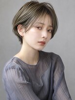 トリニティ(trinity)&nbsp;ブリーチ髪質改善 グレージュ 大人ショート【豊見城】