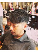 メンズモテビジカジバーバー風ショート