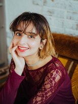 ディバイン ティエドゥール お花茶屋(divine tiedeur)&nbsp;くせ毛風ボブスタイル