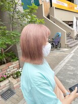 ファーレンピュアスウィート(fahren-pure-suite)&nbsp;オトナピンクベージュ／ハイトーン/韓国風／ボブ/前髪特集