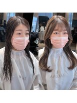 AFLOAT GINZA【仲道 弘泰】2wayバング【before→after】