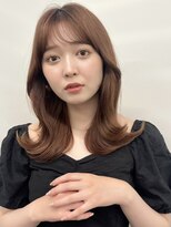 フォンズ(FONS)&nbsp;愛されくびれミディ＊韓国顔まわりカット&ラベンダーグレージュ