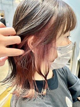 ココ 西葛西南口店(COコ) こなれミディ！インナーピンクカラー