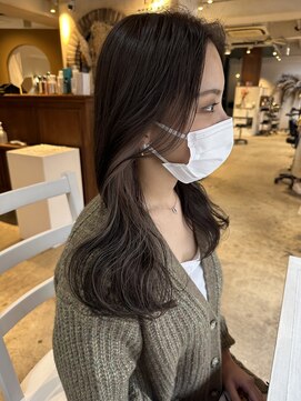 シェノン サントル(CHAINON CENTRE) 前髪/マチルダボブ/ピンクベージュ/インナーグレージュ