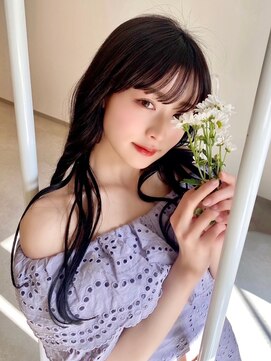 ラルムバイシー 新宿(LARME by Sea) 韓国前髪顔周り×フェミニン【新宿/髪質改善】