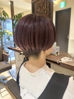 ヘアリゾート粋 ティガ 池袋店(tiga)&nbsp;池袋 ハンサムショート ピンクページュ 20代30代
