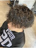 マッシュ×波巻きパーマ【立川/メンズ】