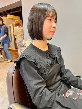ヘア プロデュース キュオン(hair produce CUEON.) 大人っぽボブ/中学生カット/高校生カット/ナチュラルボブ