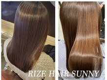 ライズヘア サニー(RIZE HAIR SUNNY)の雰囲気（髪質改善で理想の美髪を「メテオストレート」「メテオカラー」）