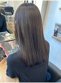 〇ラベンダーグレー ブリーチなし 透明感カラー グレージュ