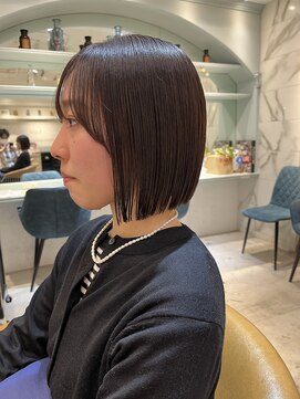 ロンド シャルム 吉祥寺(Lond charme) カーキグレージュボブ吉祥寺髪質改善