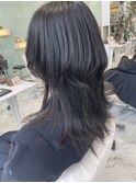 レイヤーウルフカット