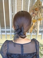 ティエドゥール エム(tiedeur × EMU)&nbsp;お呼ばれシニヨン