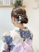 ゼスト 中野店(ZEST)&nbsp;【ZEST中野/KOTOMI】浴衣アレンジ/ふわふわシニヨン