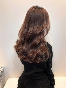 ミエルヘアーエスト 新宿店(mielhair est) ピンクブラウン