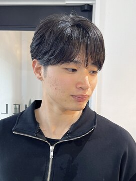 ベル 桑名(BHEL) 三重桑名ニュアンスパーマシースルーマッシュ緩めセンターパート