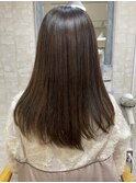 マロンベージュ/サラサラストレート◎30代40代50代
