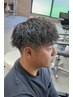 カット+ツイストパーマ￥16500【ツイスト/メンズパーマ/ツイストスパイラル】