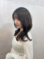 ファルベ(Farbe)&nbsp;ホワイトグレージュミニウルフデジタルパーマチェリーブラウン