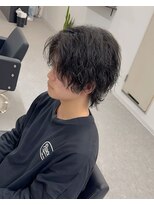 ブライト(BRIGHT)&nbsp;センターパートウルフツイストスパイラルパーマ