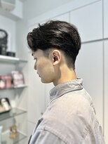 ロンドアンメゾン 原宿(Lond un Maison.)&nbsp;韓国マッシュニュアンスパーマダウンパーマブルーブラックメンズ