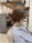 毛流れショートボブ/弘前市