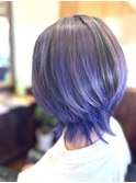 レイヤーカット&バレイヤージュ