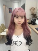 スペインカール/スパイキーショート/ブルーブラック/渋谷