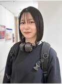【MINX 土屋】ぷつっとボブ×縮毛矯正