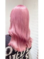 アジールヘア 池袋東口店(agir hair)&nbsp;ブリーチ＆ダブルカラーコットンピンク池袋東口