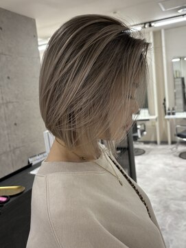 ウル 岡山駅店(ULu.) ハイトーンハイライトバレイヤージュグラデーションカラー岡山駅