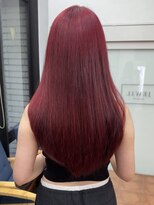 ジュイル シブヤ(JEWIL SHIBUYA) ブリーチなしダブルカラーで作るボルドーカラー