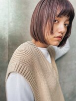 ユアーズ ヘア 恵比寿本店(youres hair) プツっとミニボブ◎ラベンダーベージュ◎
