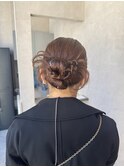 カチモリヘアセット／お呼ばれヘア