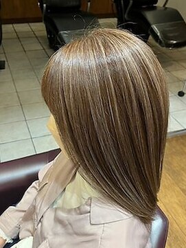 リエートビタ 栗生(Lieto vita) 白髪ぼかしハイライト