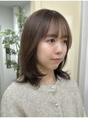 レイヤーカット ミディアムレイヤー