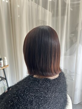 エマ 浦上駅前店(EMMA) オレンジブラウン×透明感ケアカラー
