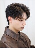 コンマショートフェザーパーマ