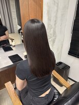 モク 上野(mok)&nbsp;美髪ストレート × ダークブラウン