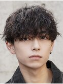 波巻きスパイラルパーマツイストスパイラルパーマウルフ名古屋栄
