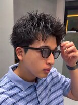 フィフス 渋谷(fifth)&nbsp;今流行りの無造作刈り上げないツイストスパイラルショートパーマ