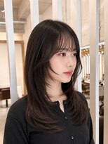 フィルムス 横浜(FILMS+)&nbsp;ダークパープル/レイヤーボブ/顔周りレイヤー/レイヤーカット