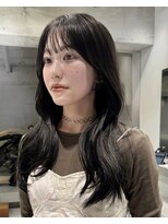 フィルムス ヨコハマ プラス(FILMS 横浜 +) ひし形レイヤーボブハッシュ/顔周り/オリーブベージュ/横浜+